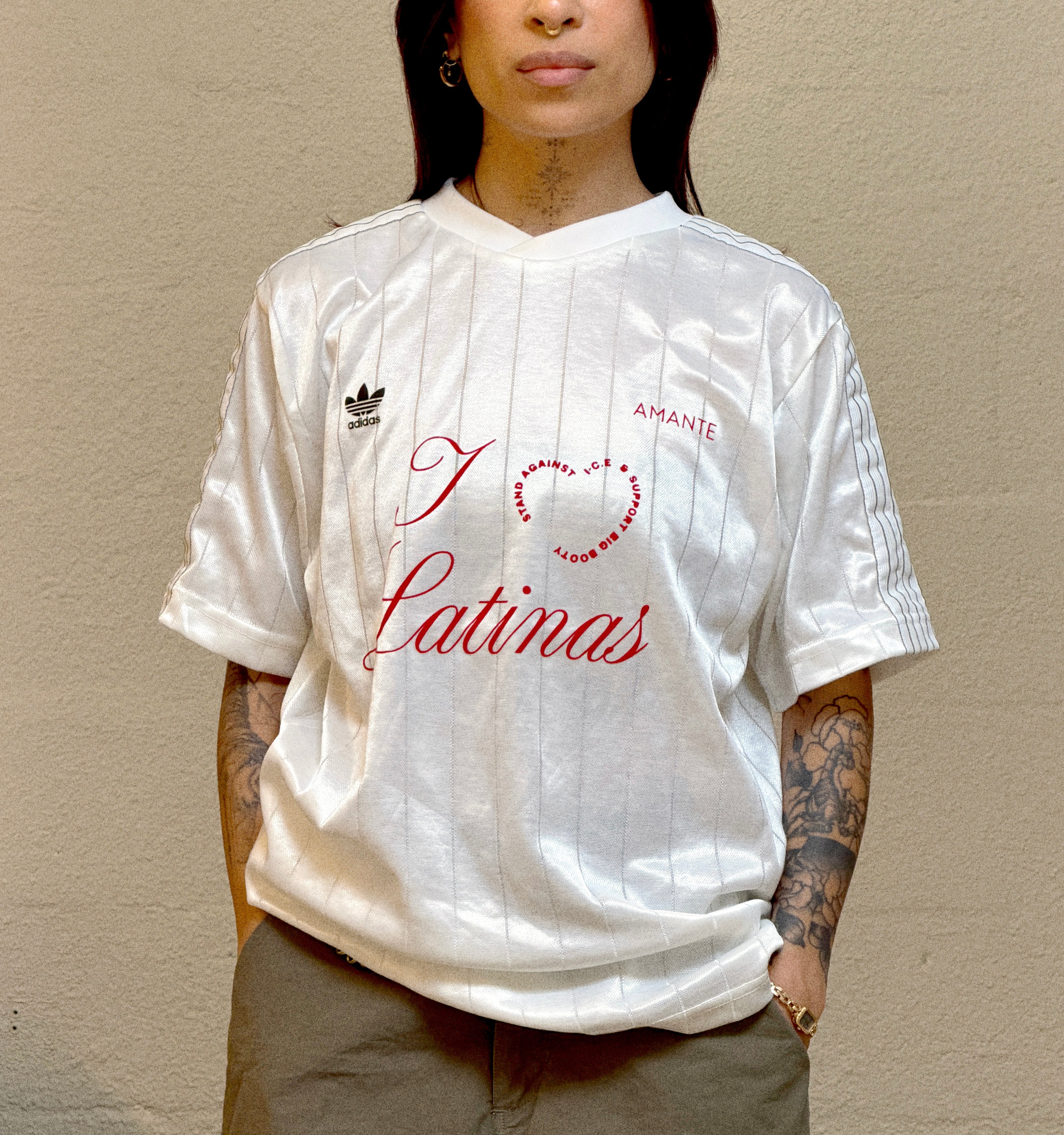 I <3 LATINAS JERSEY - VINTAGE ADIDAS