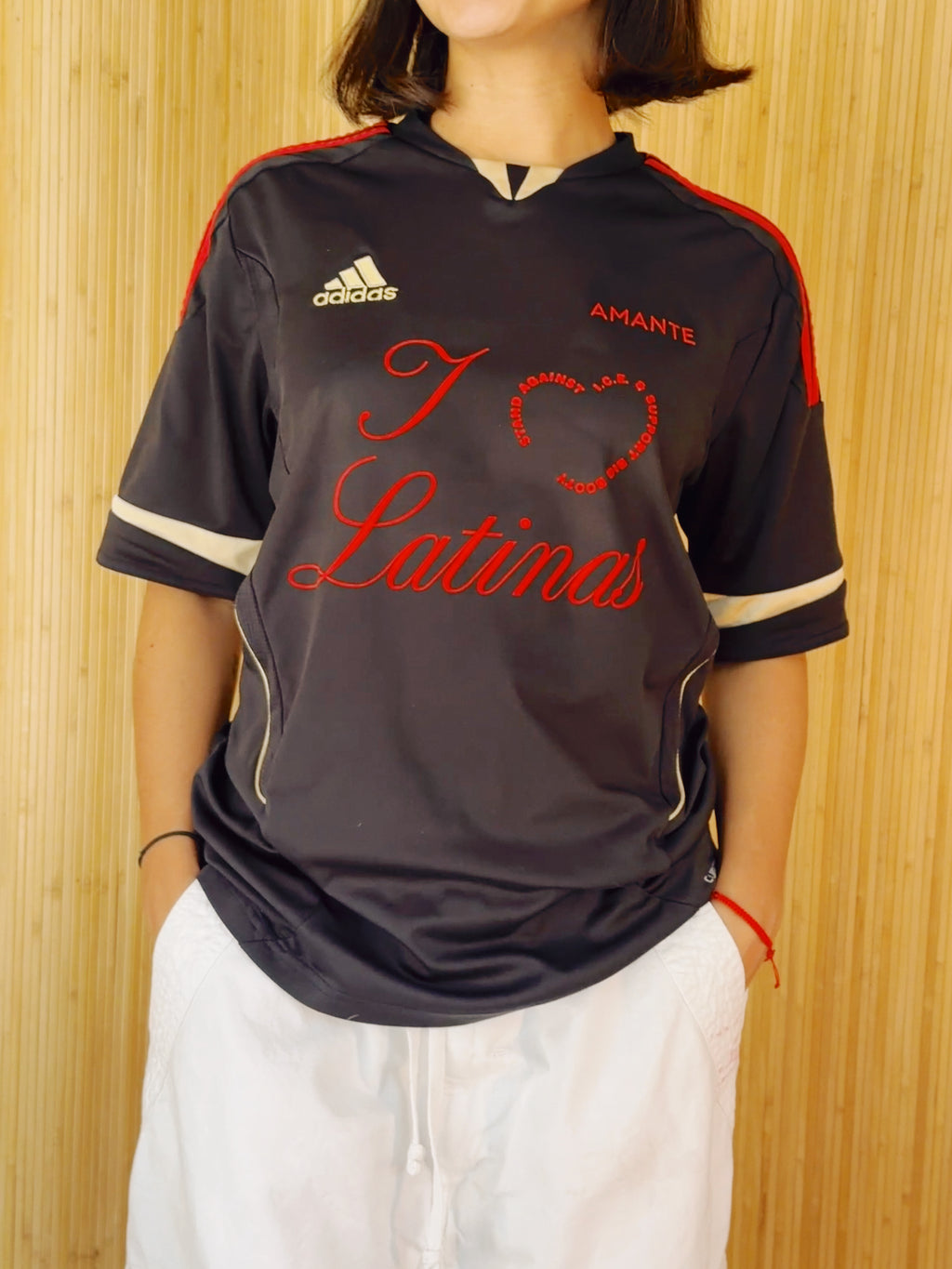I <3 LATINAS JERSEY - ADIDAS BLACK S