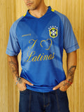 I <3 LATINAS JERSEY - BRAZIL BLUE L