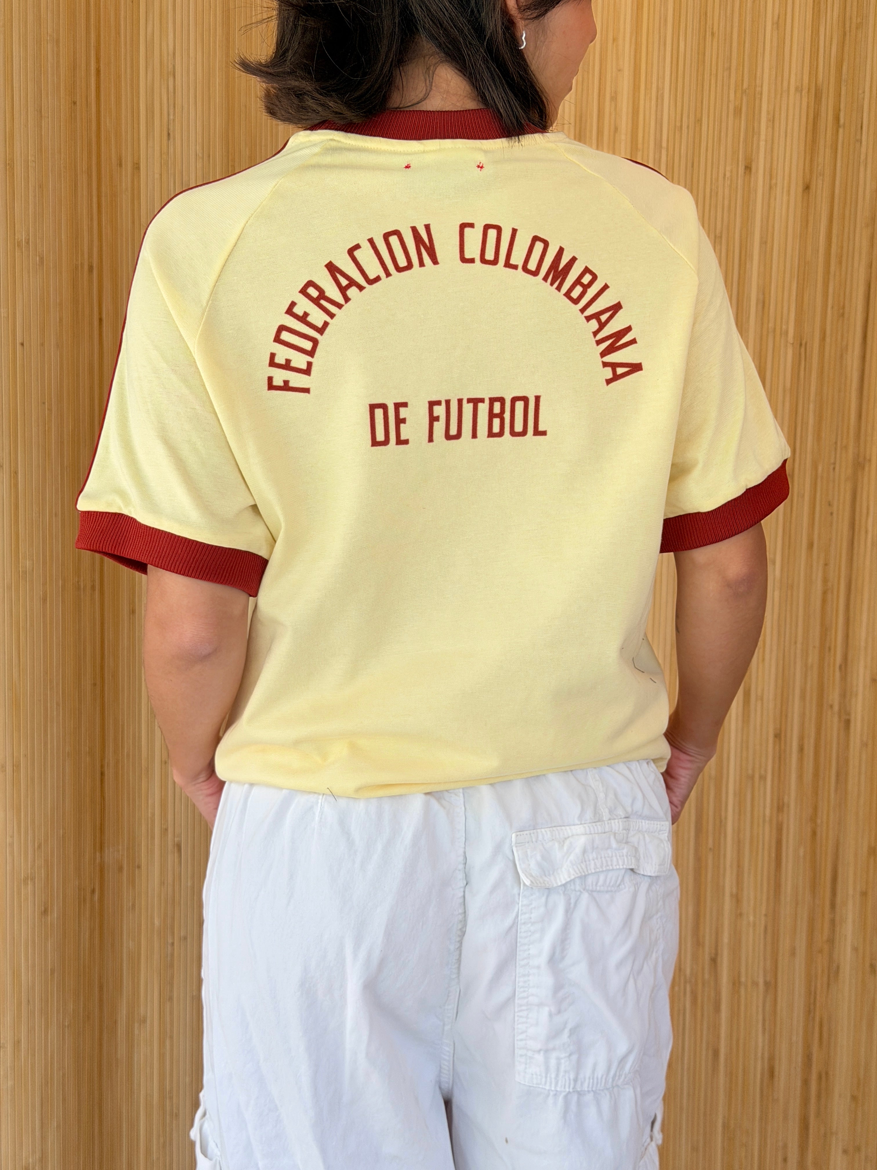 I <3 LATINAS JERSEY - COLOMBIA VINTAGE BROWN M