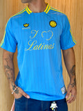 I <3 LATINAS JERSEY - COLOMBIA RETRO BLUE L