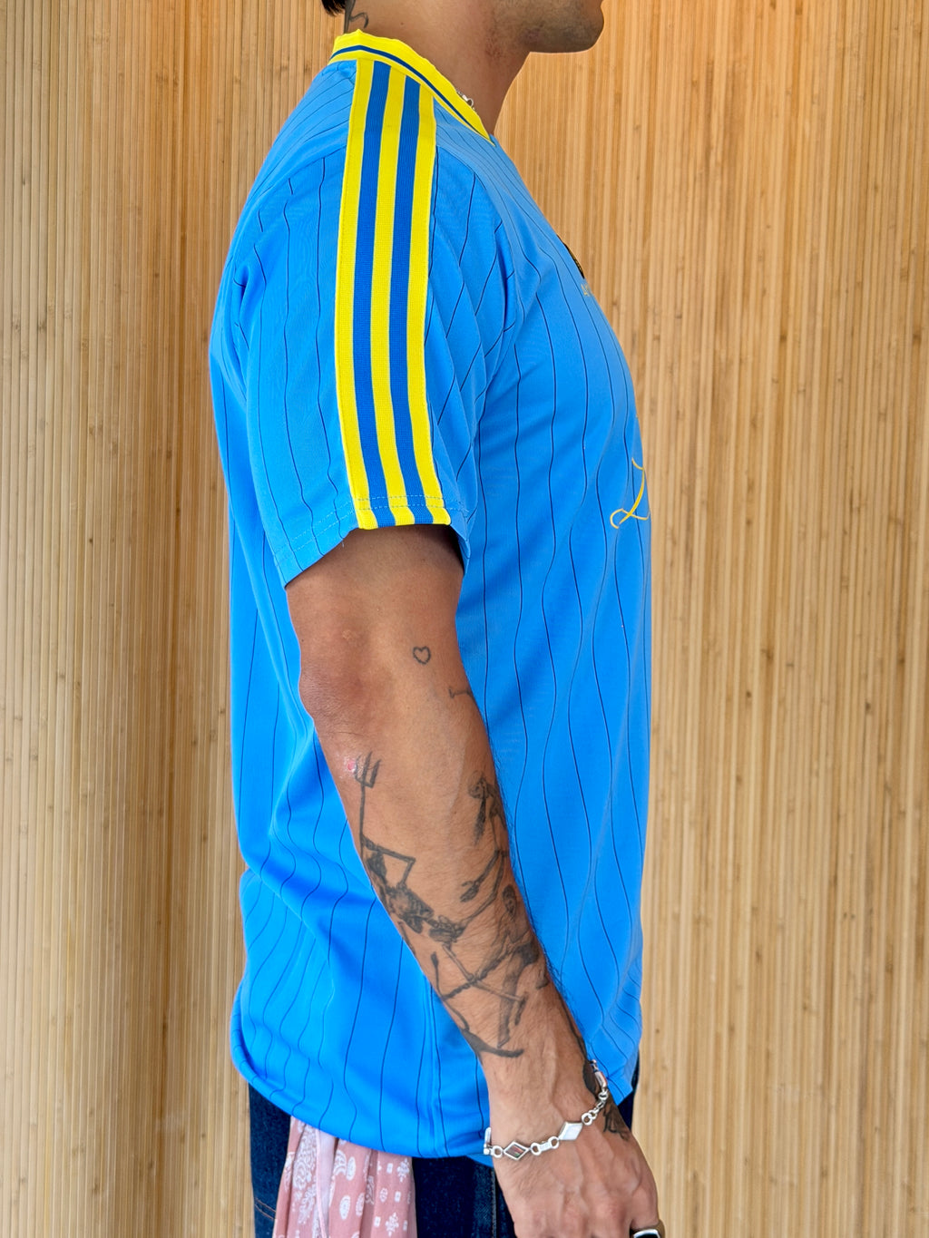 I <3 LATINAS JERSEY - COLOMBIA RETRO BLUE L