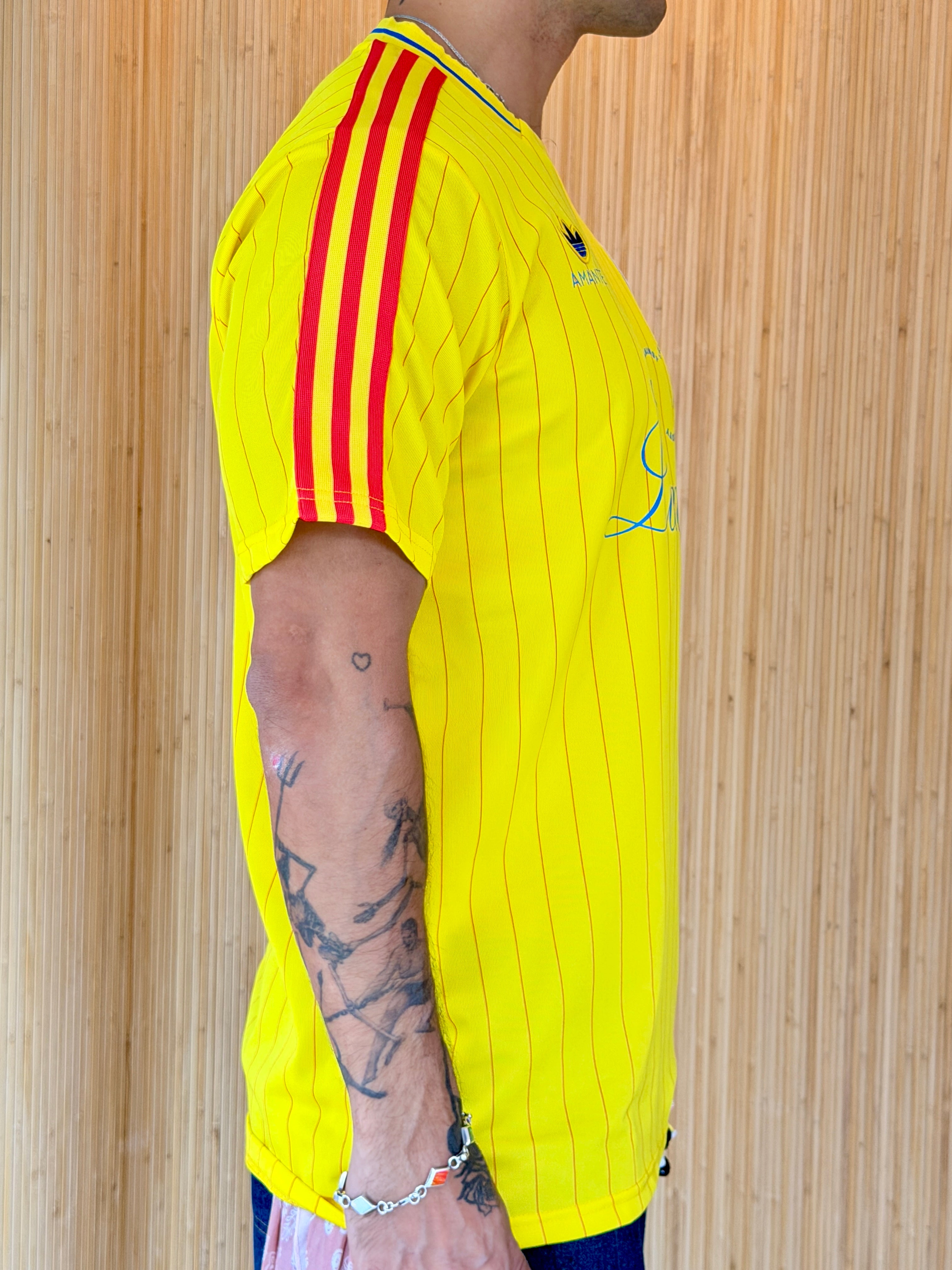 I <3 LATINAS JERSEY - COLOMBIA RETRO YELLOW L