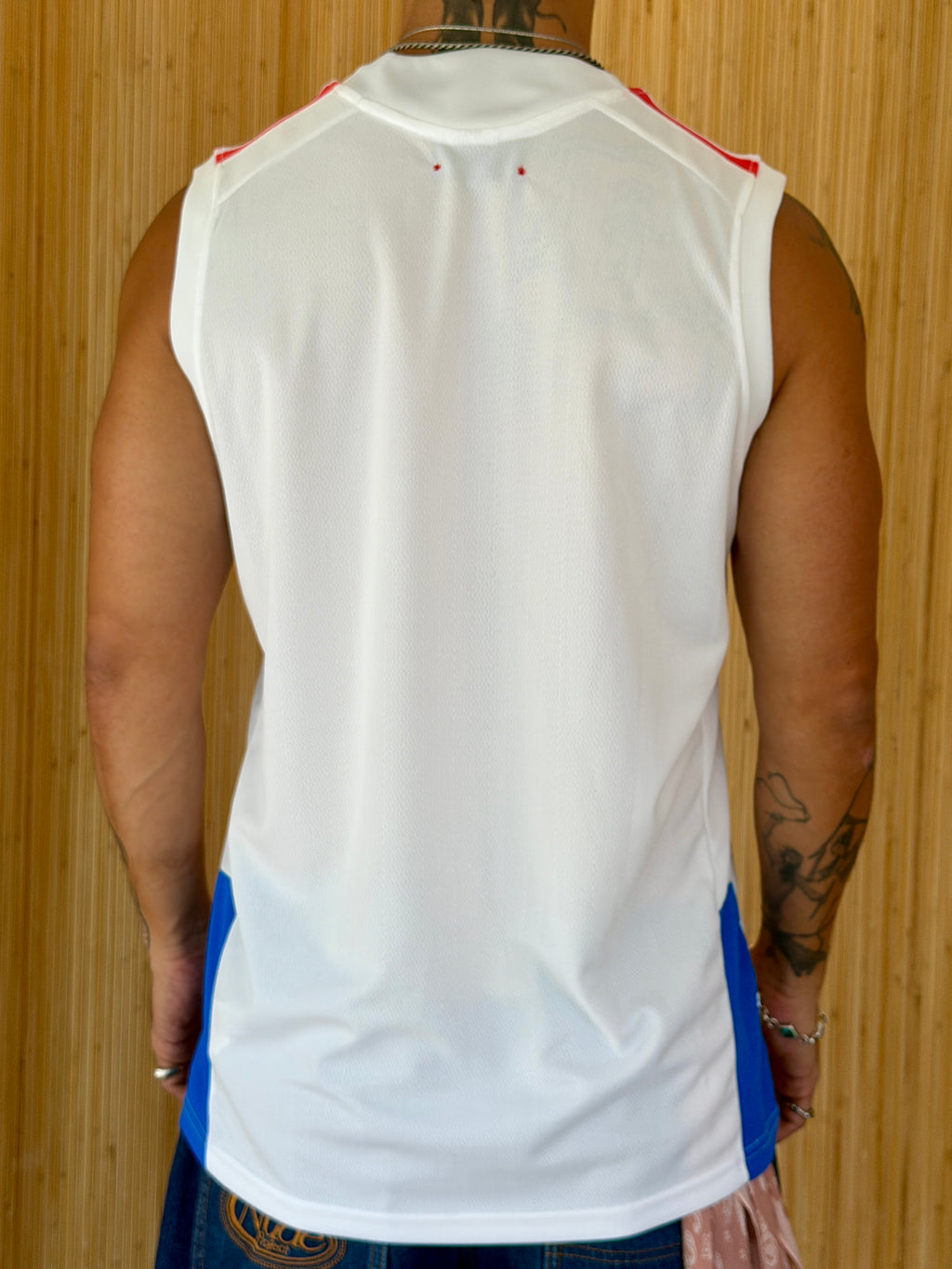 I <3 LATINAS JERSEY - COLOMBIA SLEEVELESS WHITE XL
