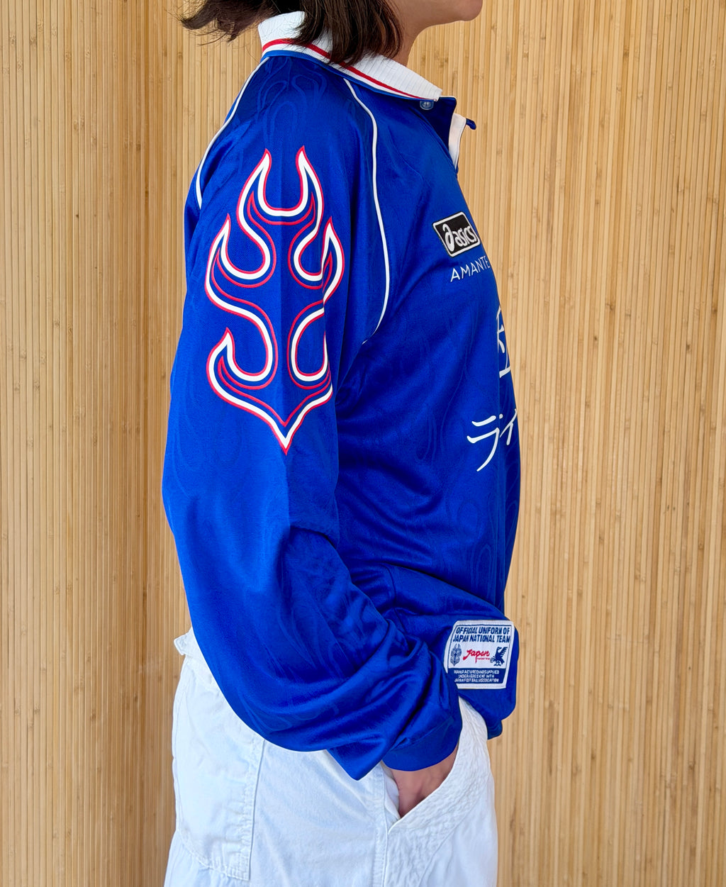 I <3 LATINAS JERSEY - JAPAN ASICS 98' BLUE L