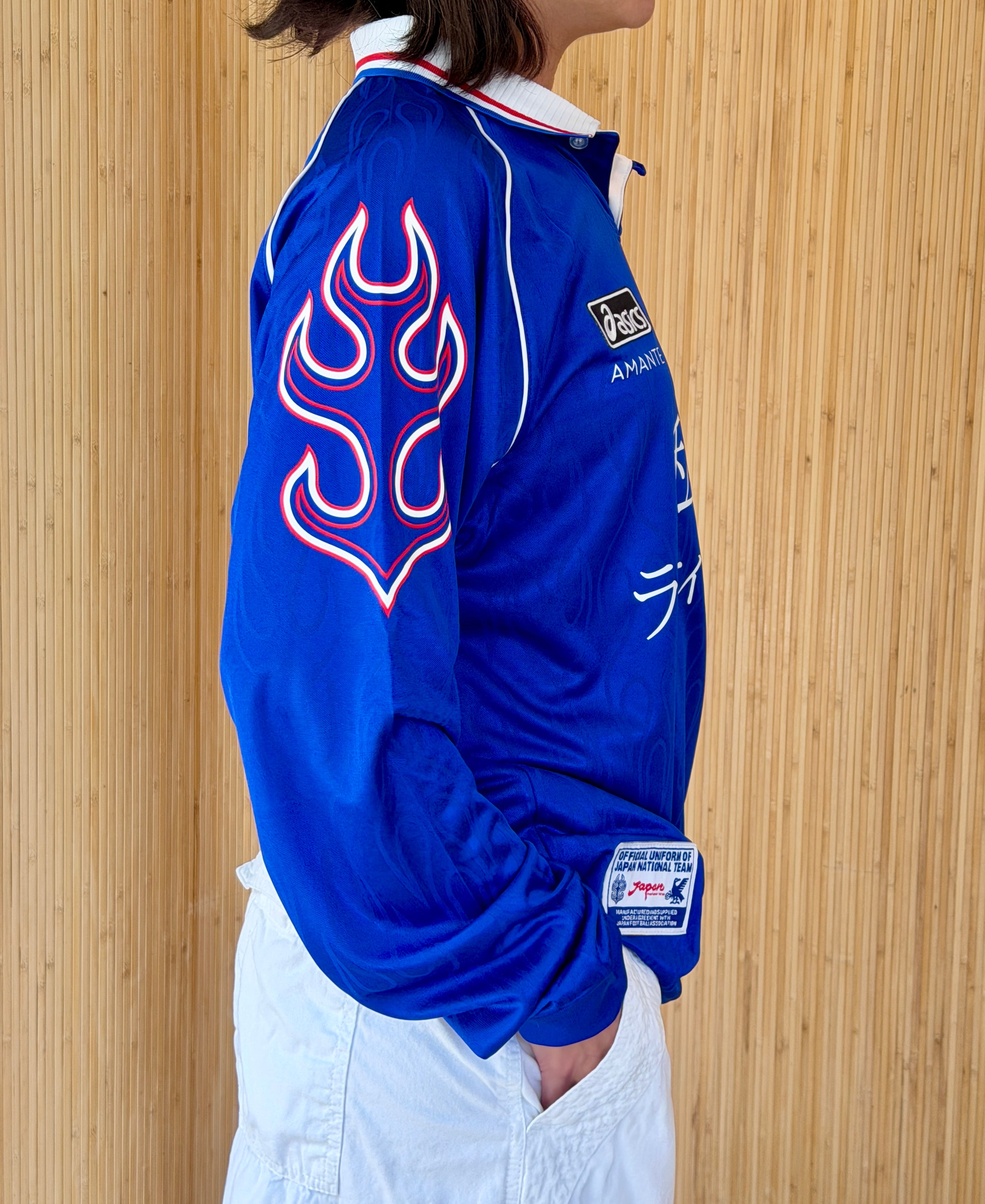 I <3 LATINAS JERSEY - JAPAN ASICS 98' BLUE L