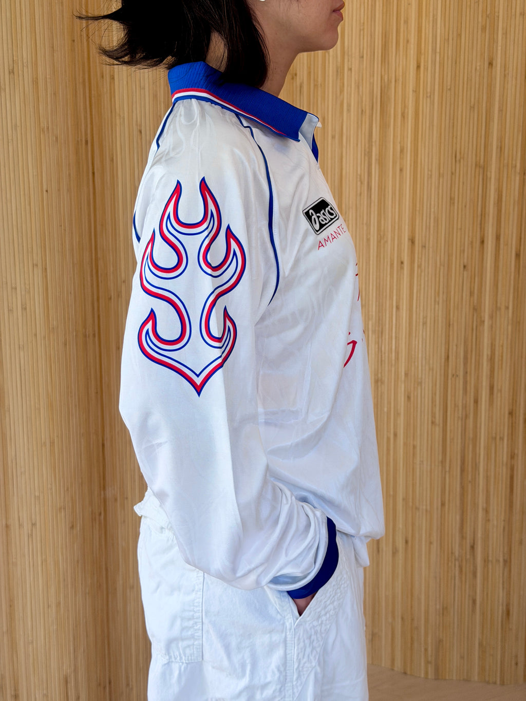 I <3 LATINAS JERSEY - JAPAN ASICS 98' WHITE L