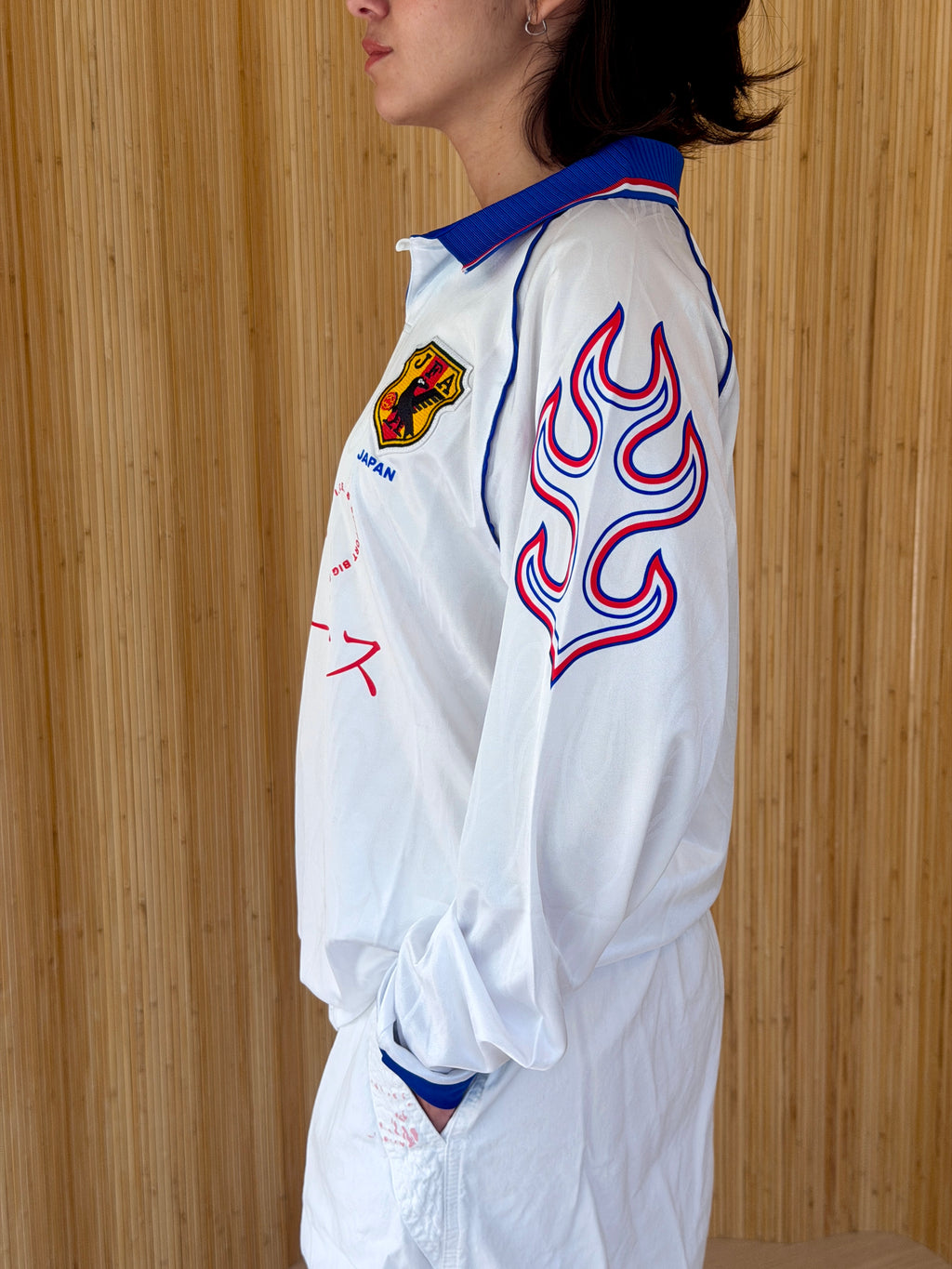 I <3 LATINAS JERSEY - JAPAN ASICS 98' WHITE L