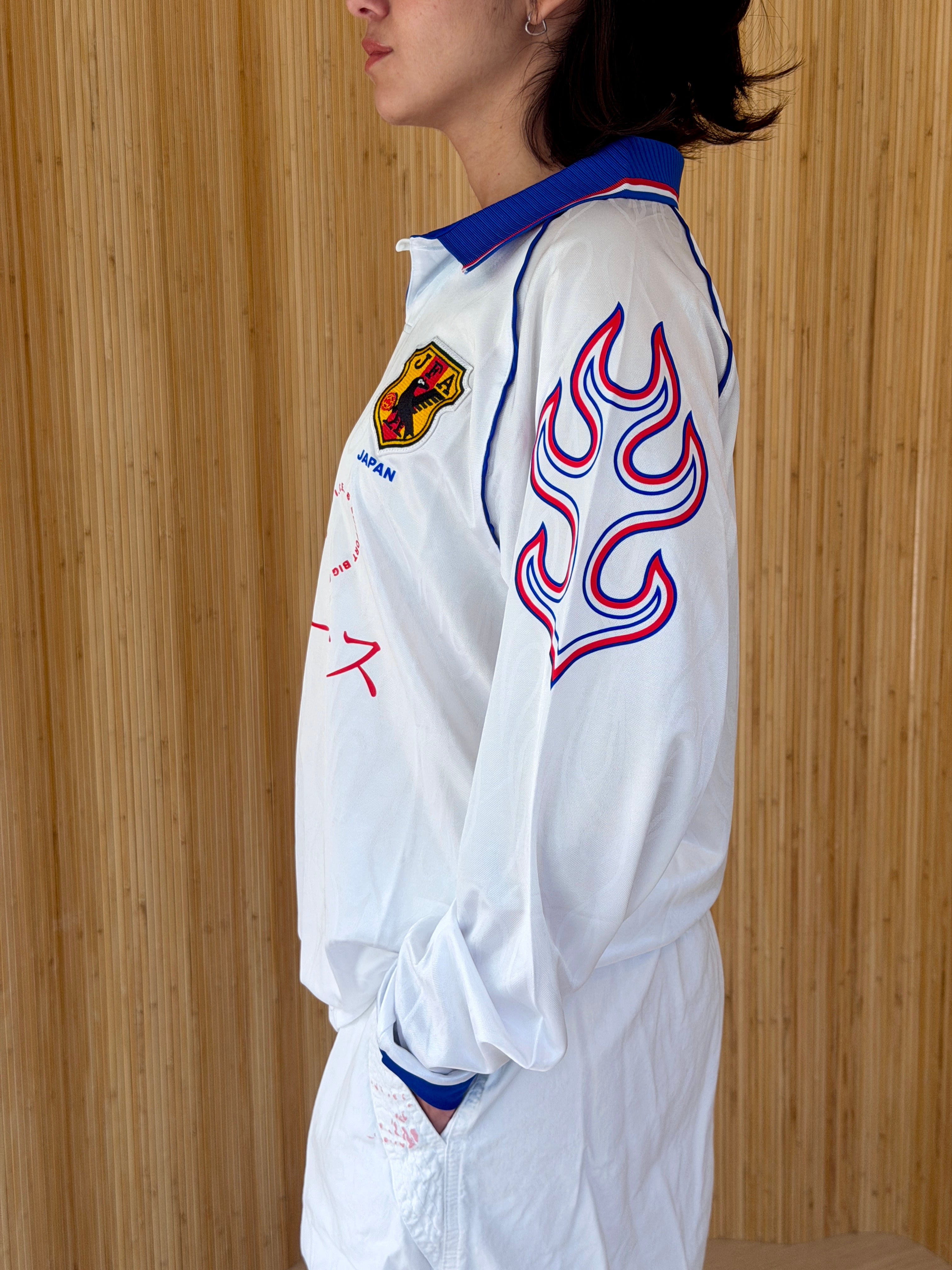 I <3 LATINAS JERSEY - JAPAN ASICS 98' WHITE L