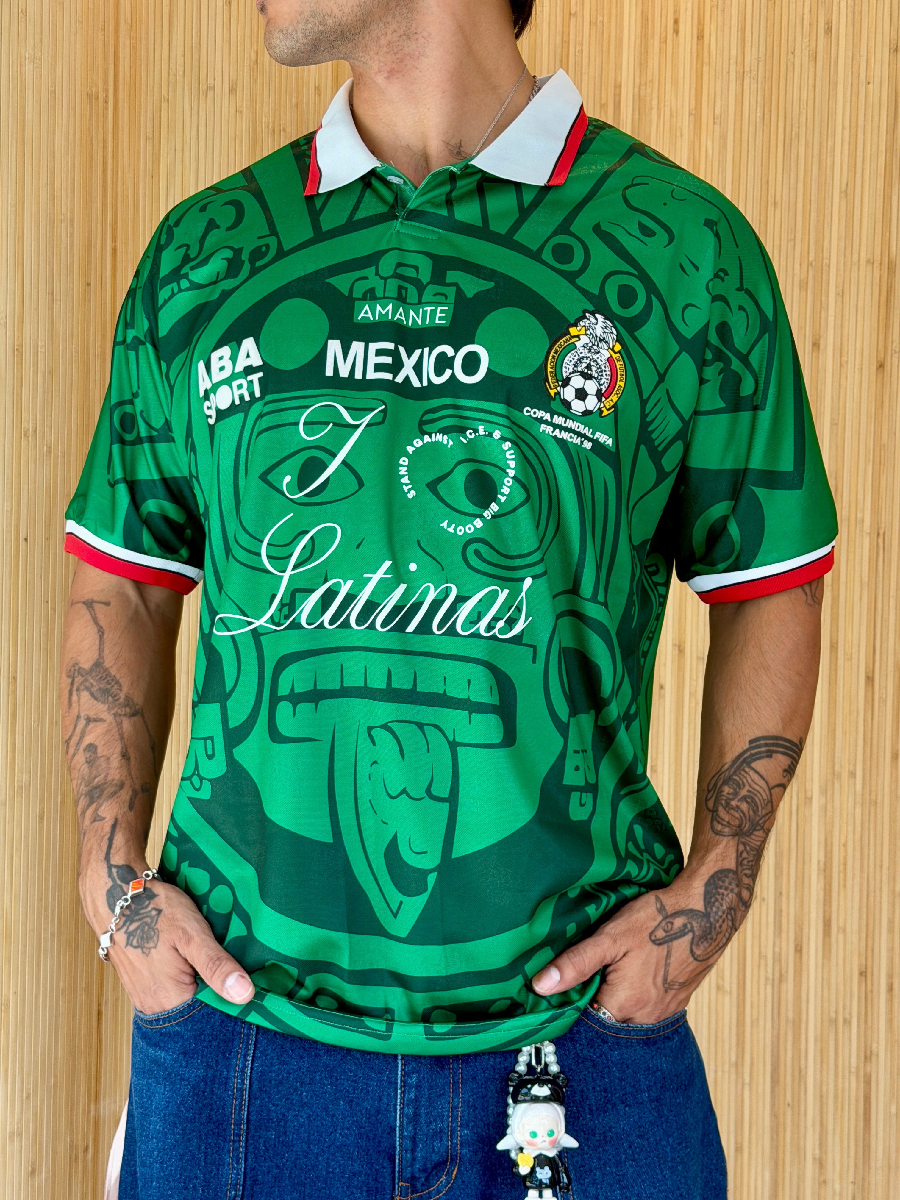 I <3 LATINAS JERSEY - MEXICO 98' ABA SPORT XL
