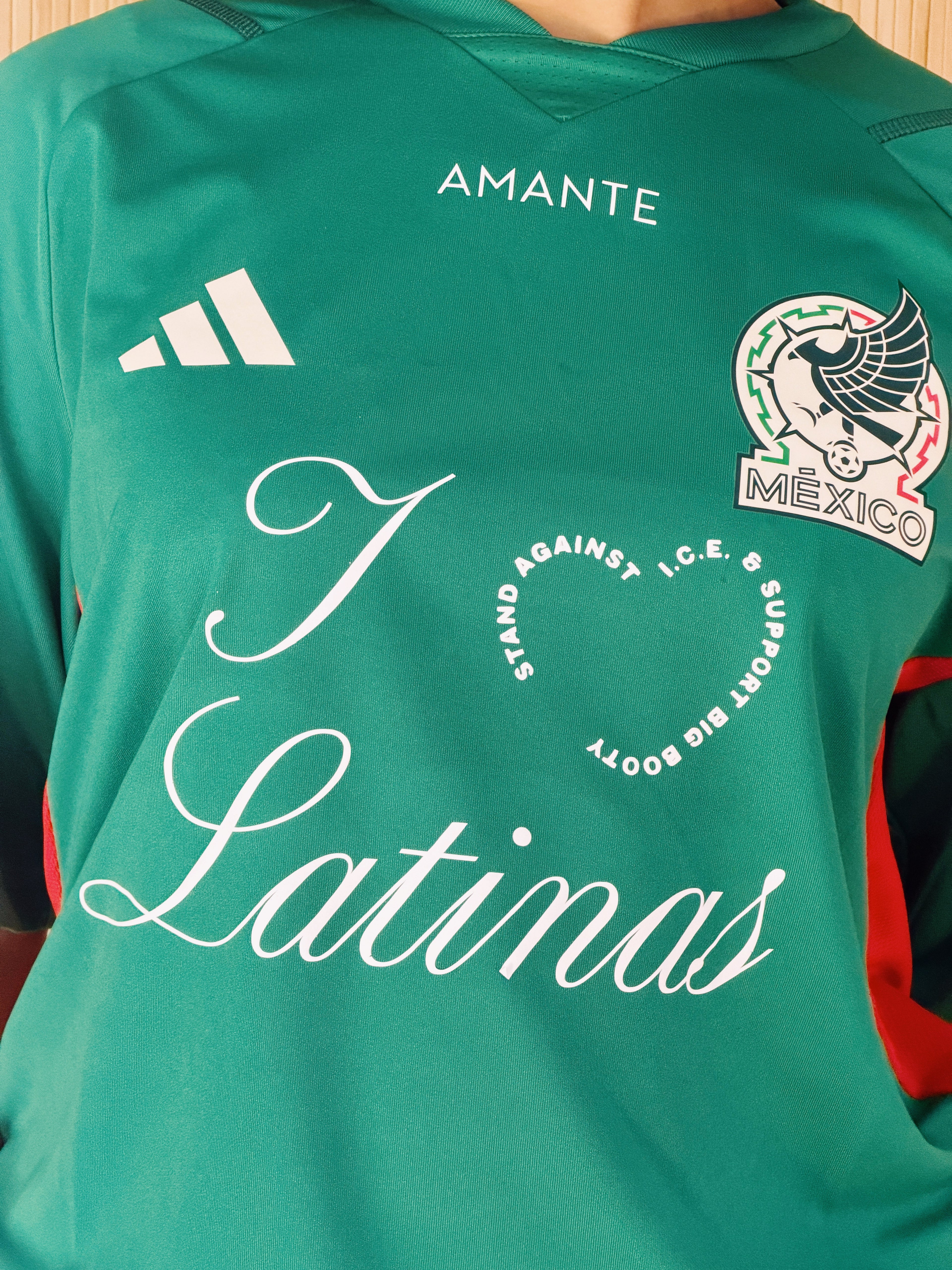 I <3 LATINAS JERSEY - MEXICO ADIDAS S