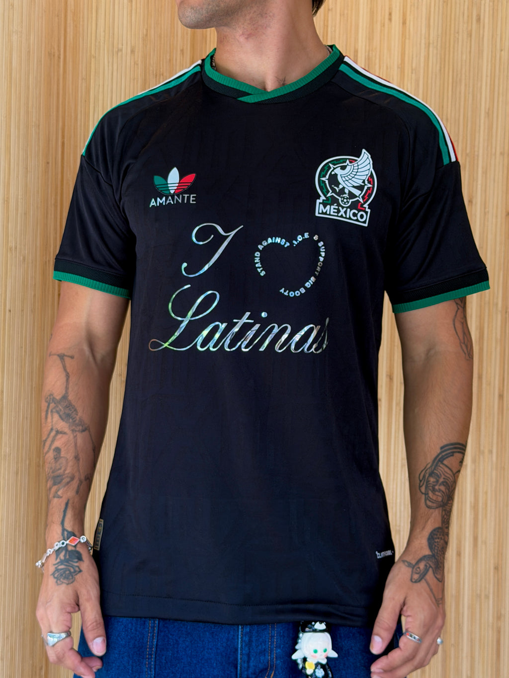 I <3 LATINAS JERSEY - MEXICO WORLD CUP BLACK CHROME