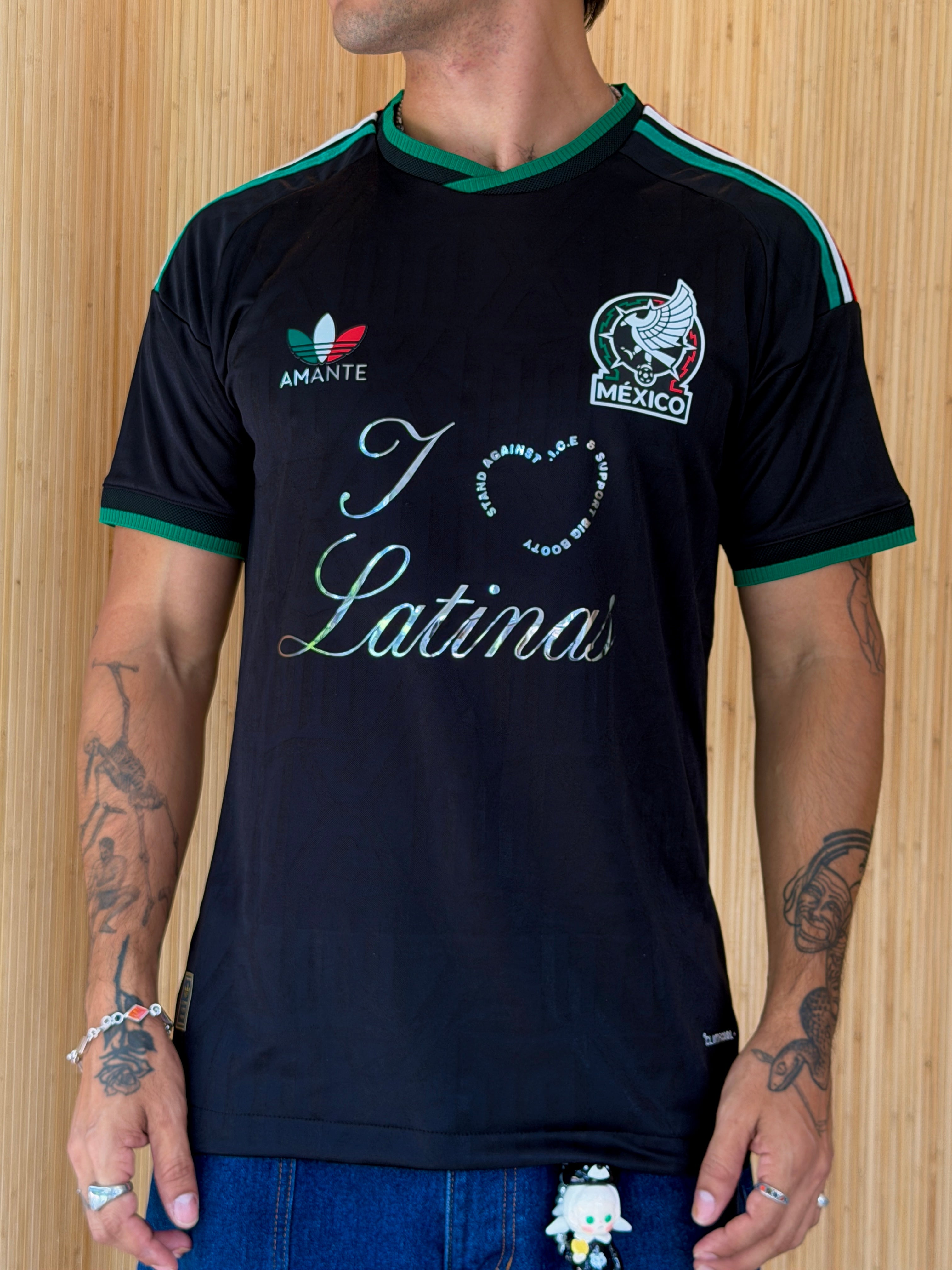 I <3 LATINAS JERSEY - MEXICO WORLD CUP BLACK CHROME