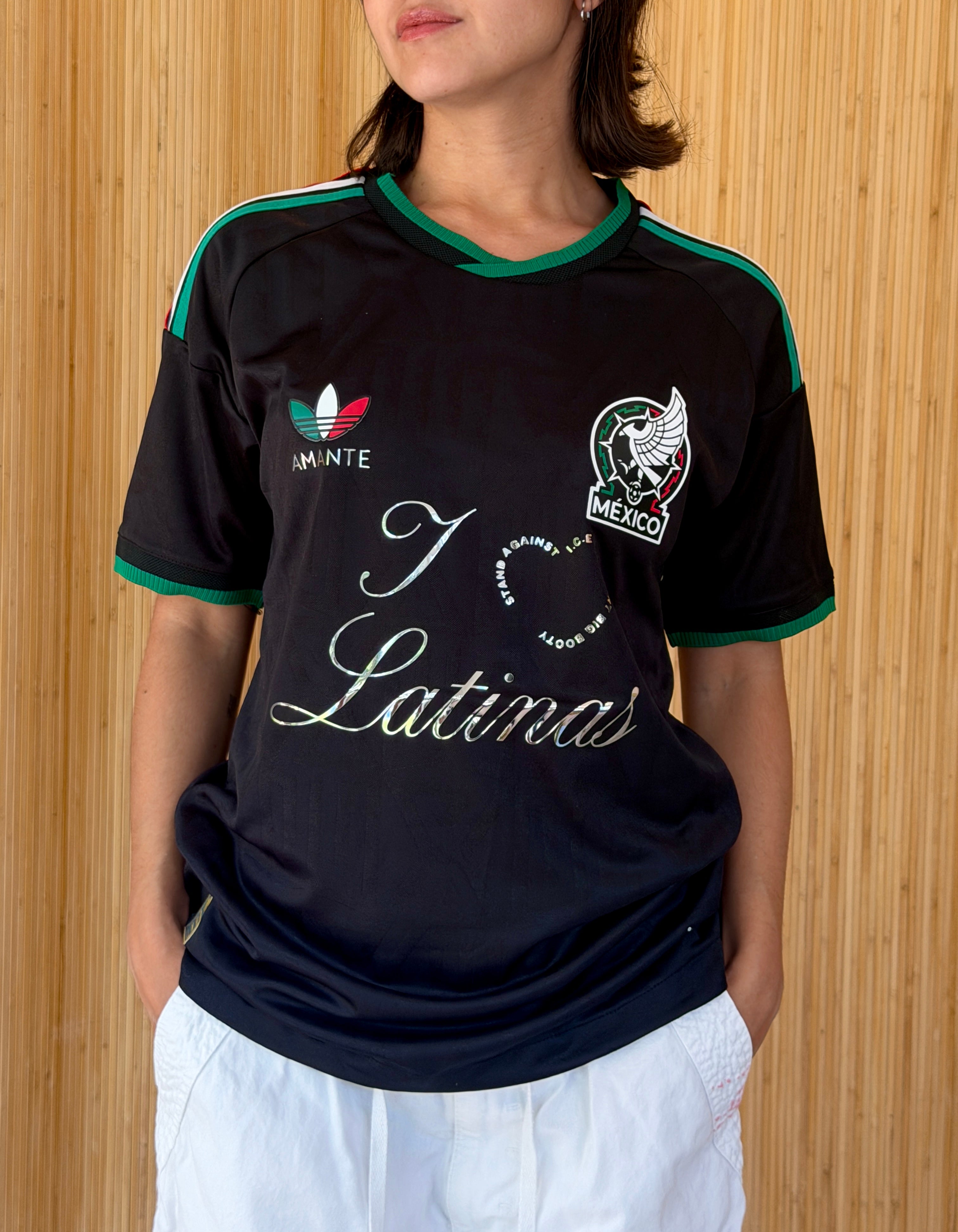 I <3 LATINAS JERSEY - MEXICO WORLD CUP BLACK CHROME