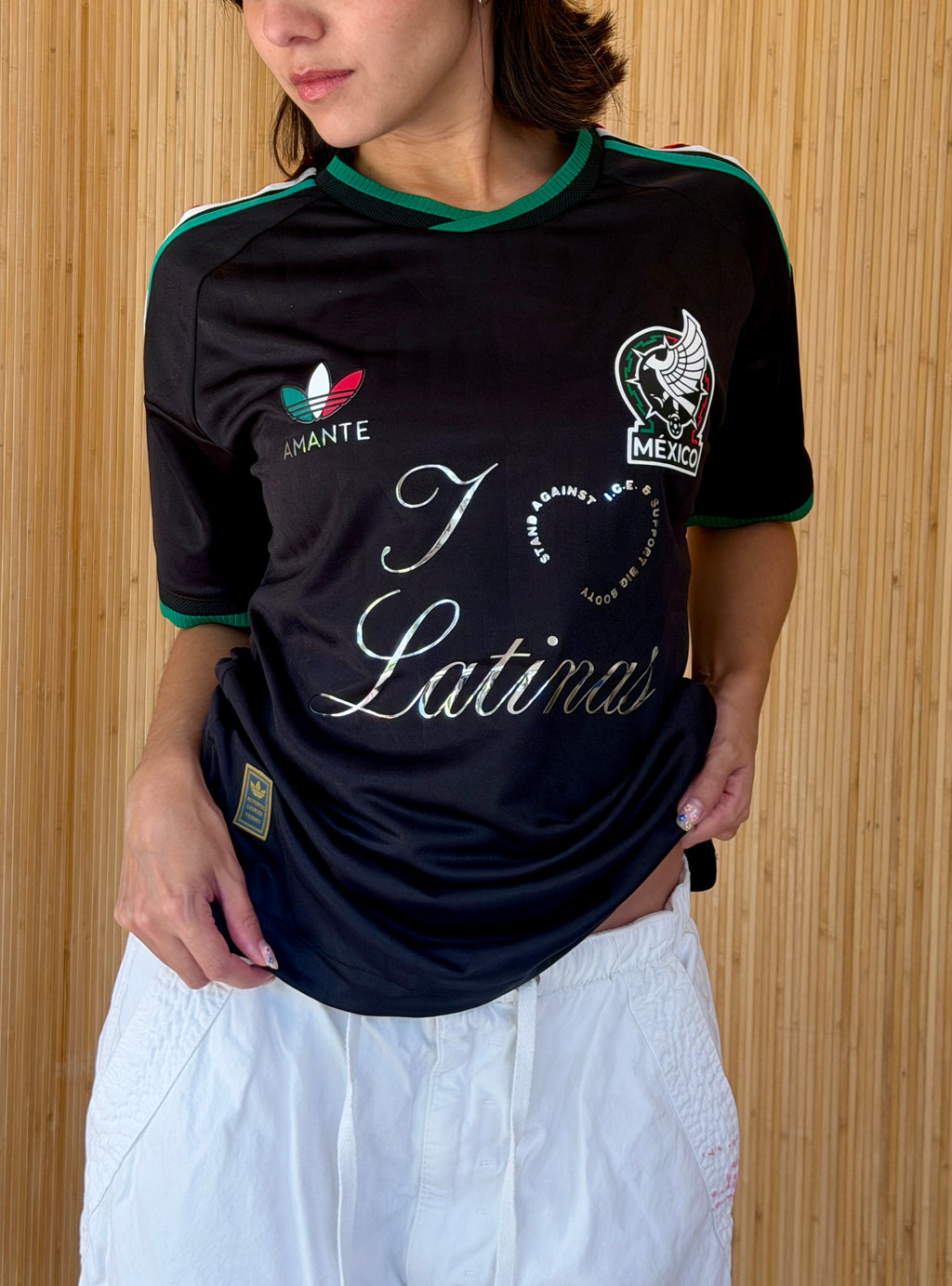 I <3 LATINAS JERSEY - MEXICO WORLD CUP BLACK CHROME