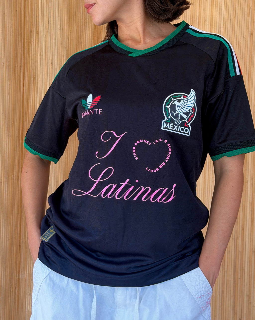 I <3 LATINAS JERSEY - MEXICO WORLD CUP BLACK PINK