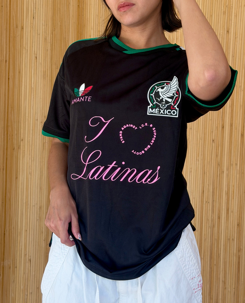 I <3 LATINAS JERSEY - MEXICO WORLD CUP BLACK PINK
