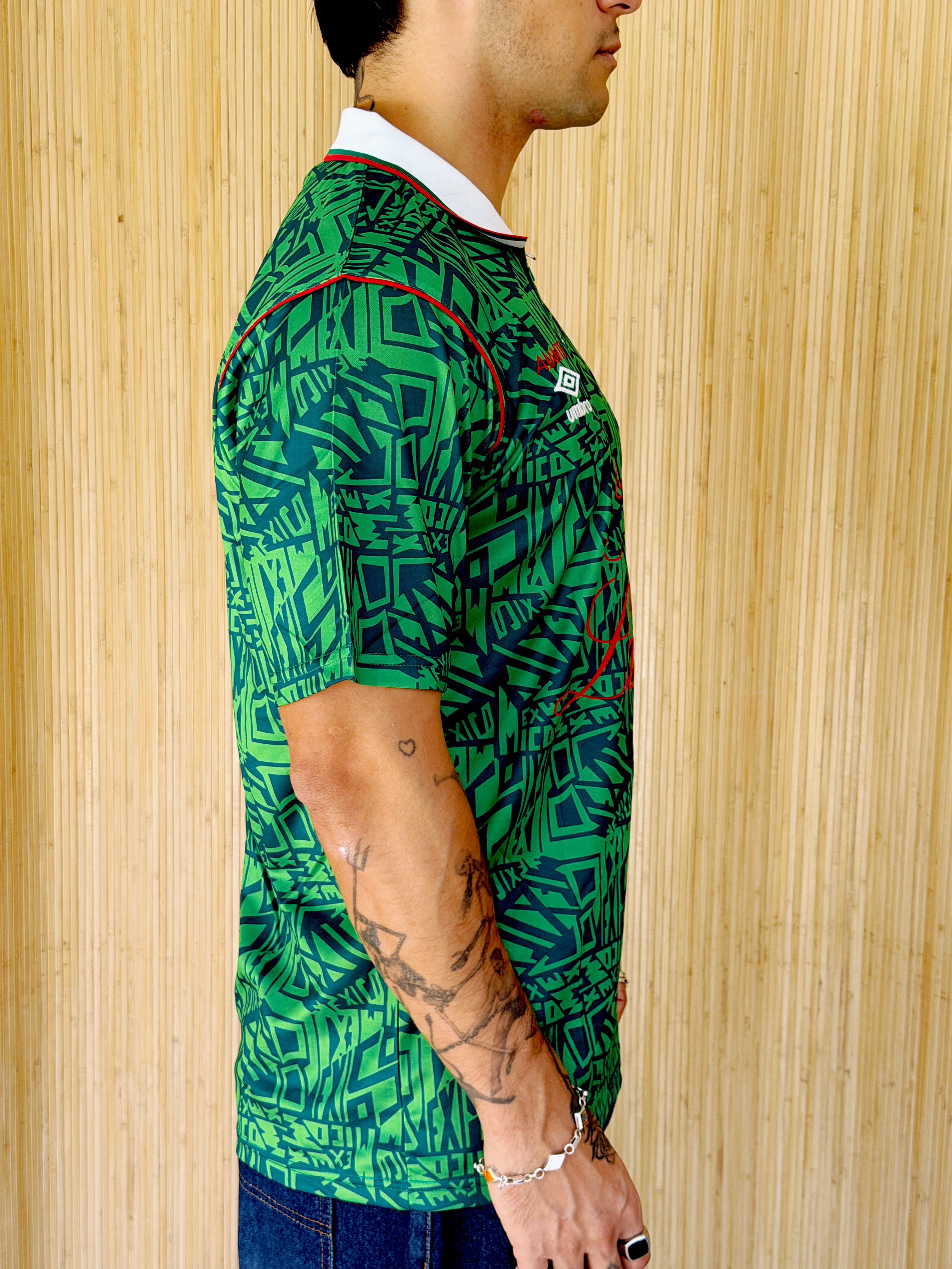 I <3 LATINAS JERSEY - MEXICO WORLD CUP 94 UMBRO L