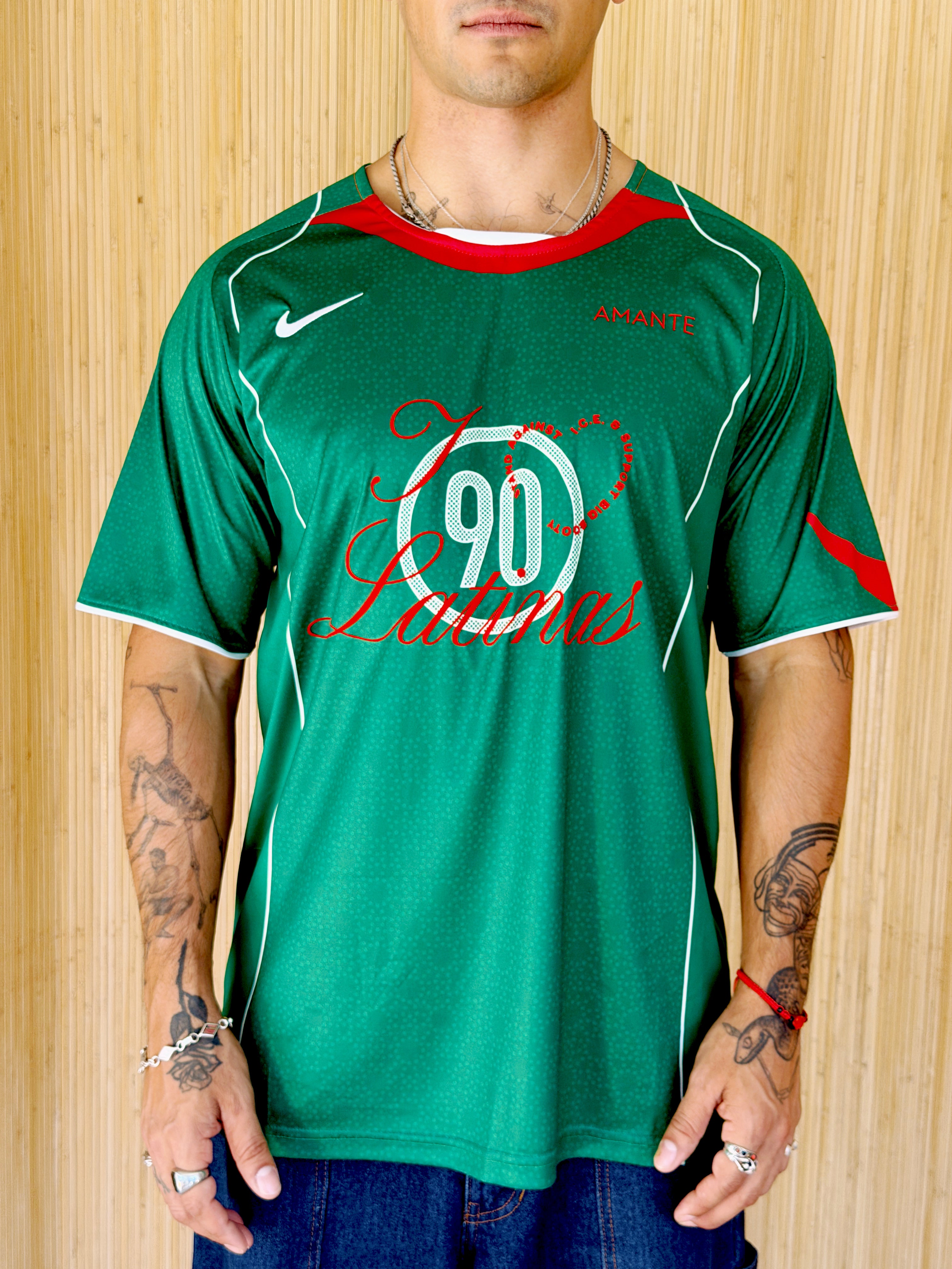 I <3 LATINAS JERSEY - Y2K MEXICO T90 L