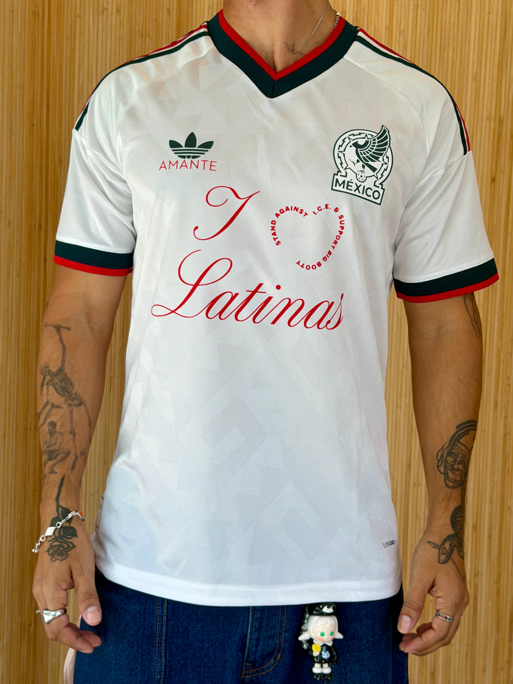 I <3 LATINAS JERSEY - MEXICO WORLD CUP WHITE RED