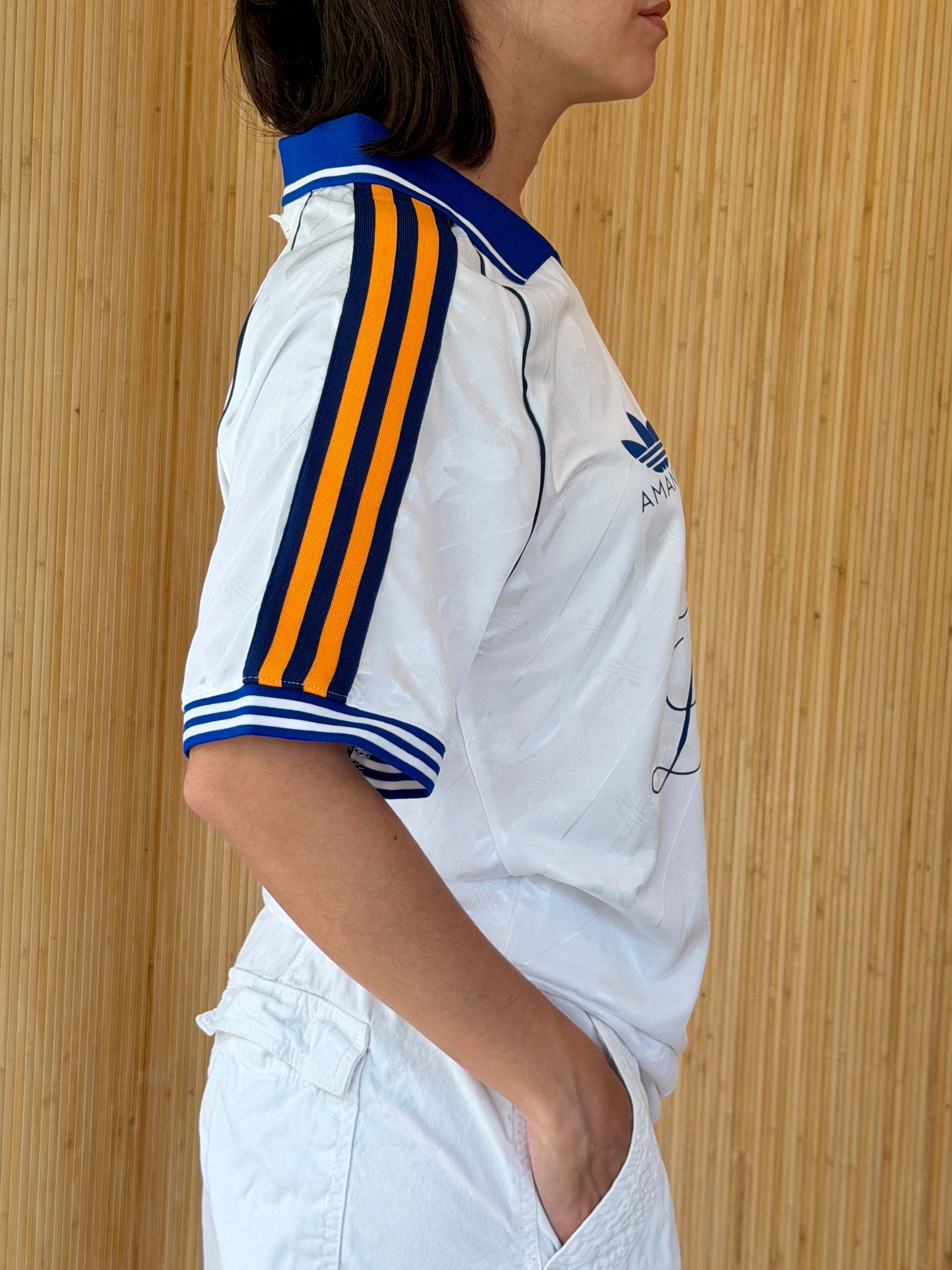 I <3 LATINAS JERSEY - REAL MADRID WHITE L (SLIM FIT)