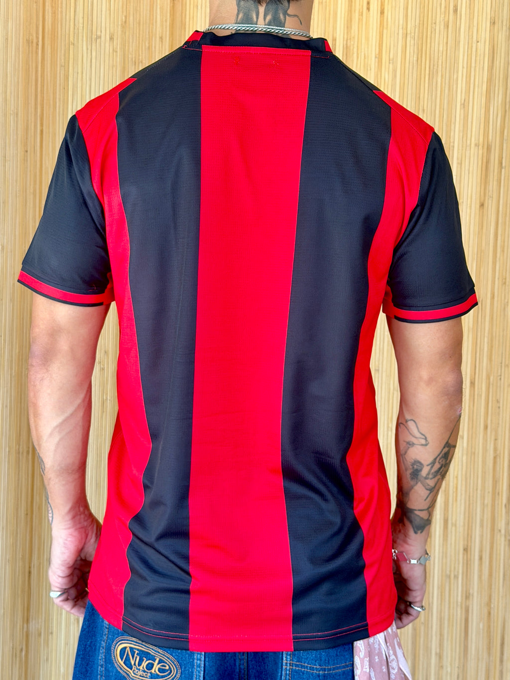 I <3 LATINAS JERSEY - RED AND BLACK CHROME XL