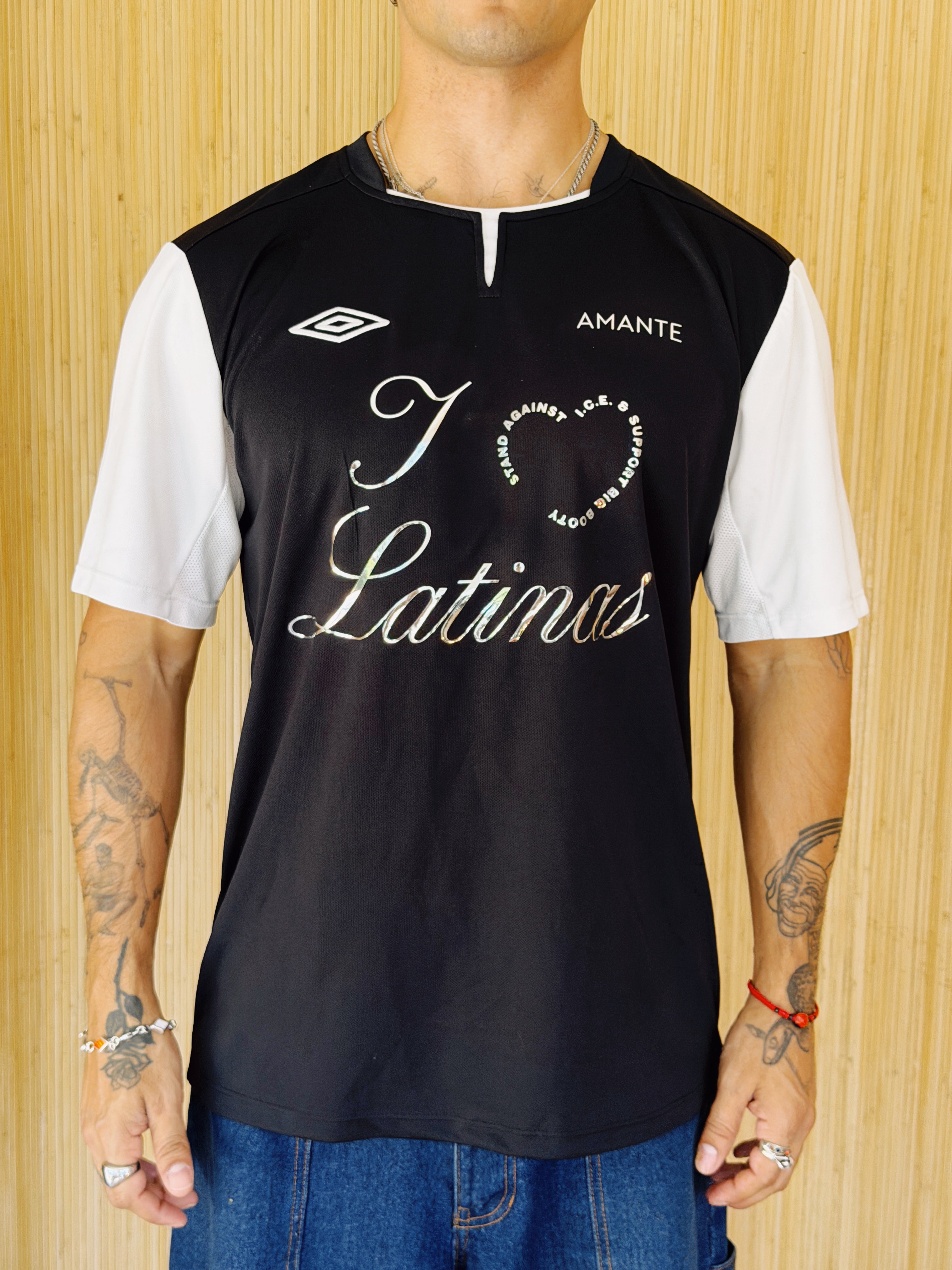 I <3 LATINAS JERSEY - VINTAGE UMBRO CHROME L