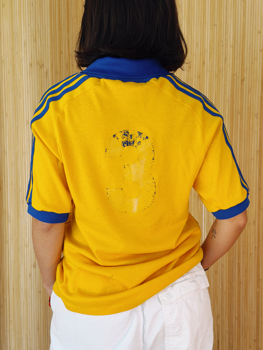I <3 LATINAS JERSEY - VINTAGE YELLOW S